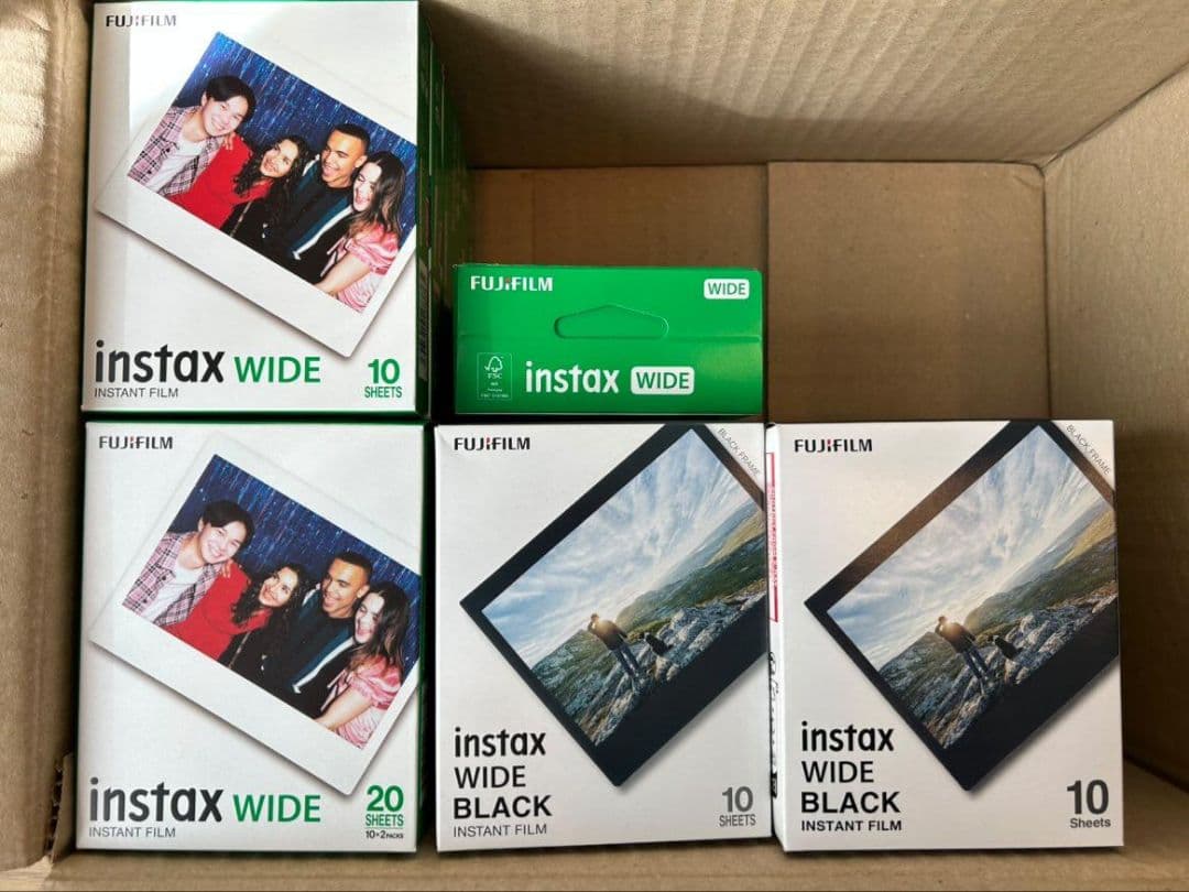 【未使用】富士フィルム チェキフィルム instax ワイド用フィルム 220枚