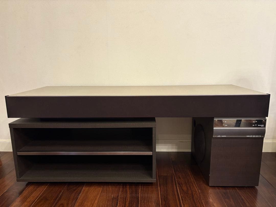 サブウーファー内蔵シャープシアターサラウンドテレビ台AN-ACY1リモコン付
