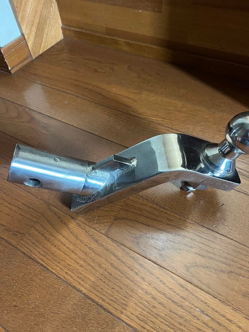 タイトジャパン ステンレス製 ヒッチボールマウント 丸スラント型