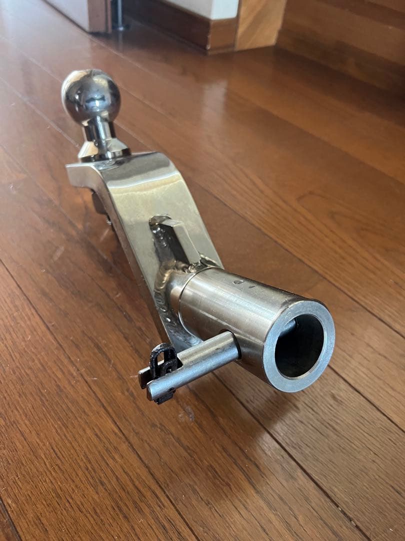 タイトジャパン ステンレス製 ヒッチボールマウント 丸スラント型