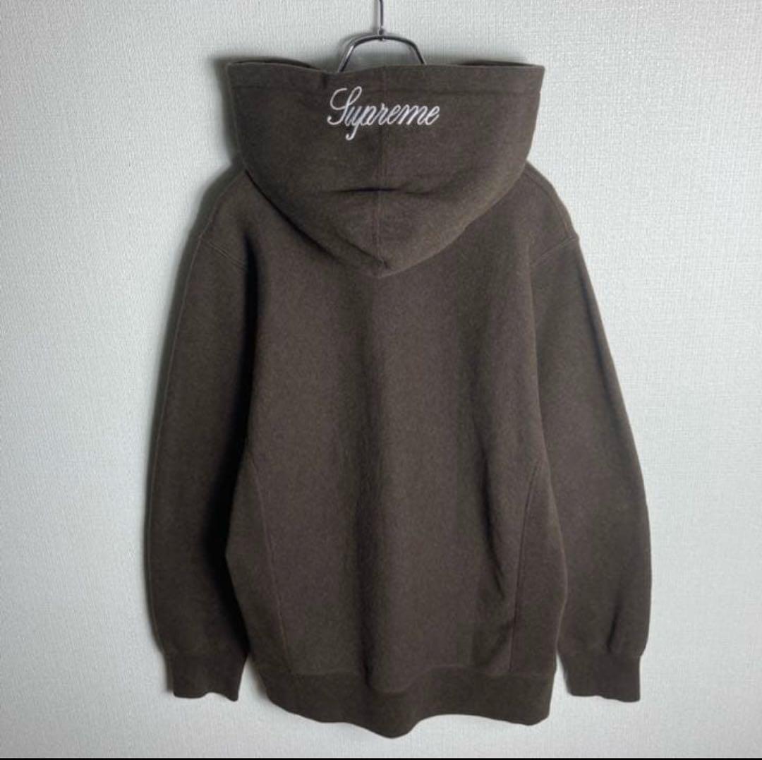 【最終値下げ！】Supreme 刺繍ロゴ フーディー