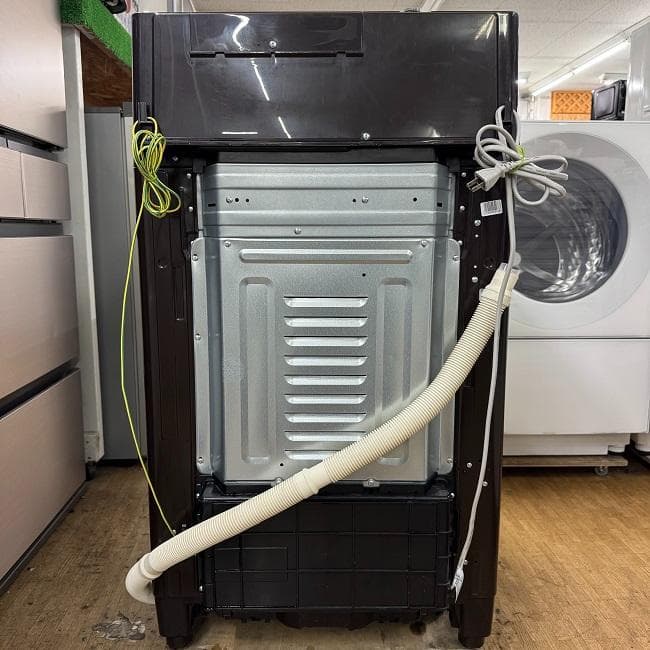 地域限定送料無料　美品 東芝 10㎏ 洗濯乾燥機 人気のブラウンAW-10VH1