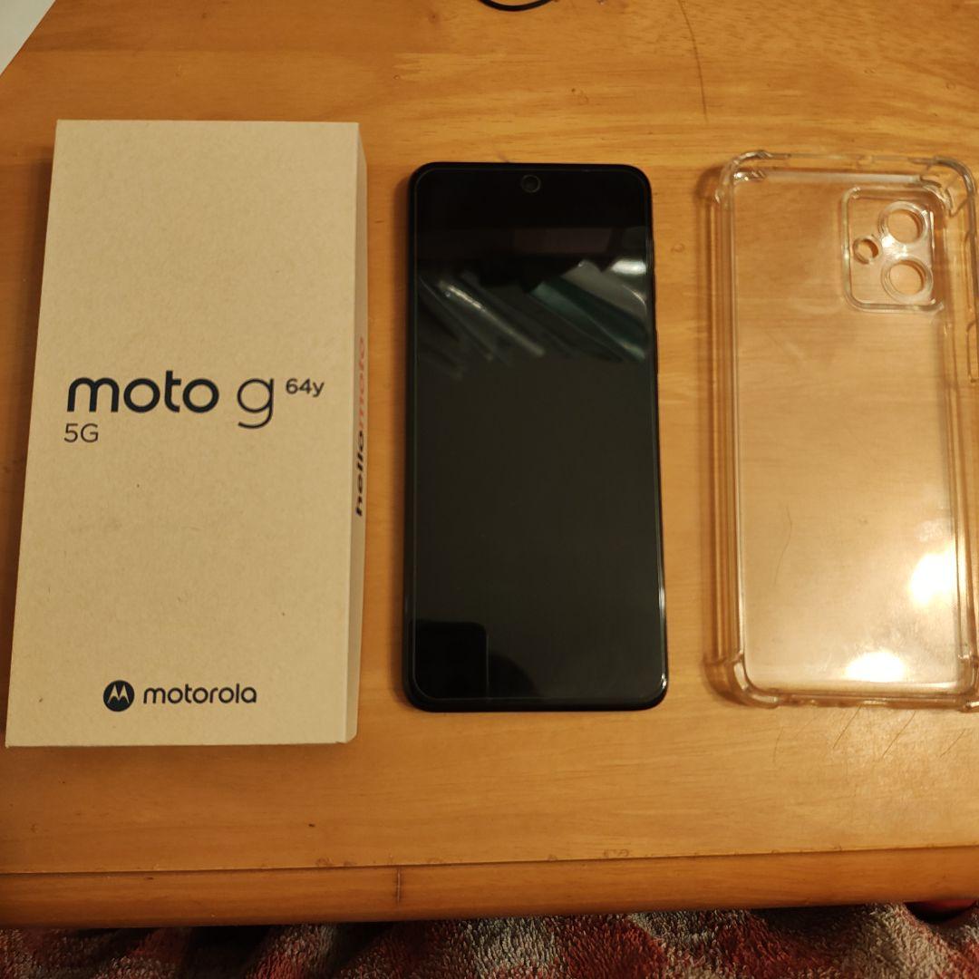 motorola moto g 64y 5G 本体 カバー フィルム 付 美品