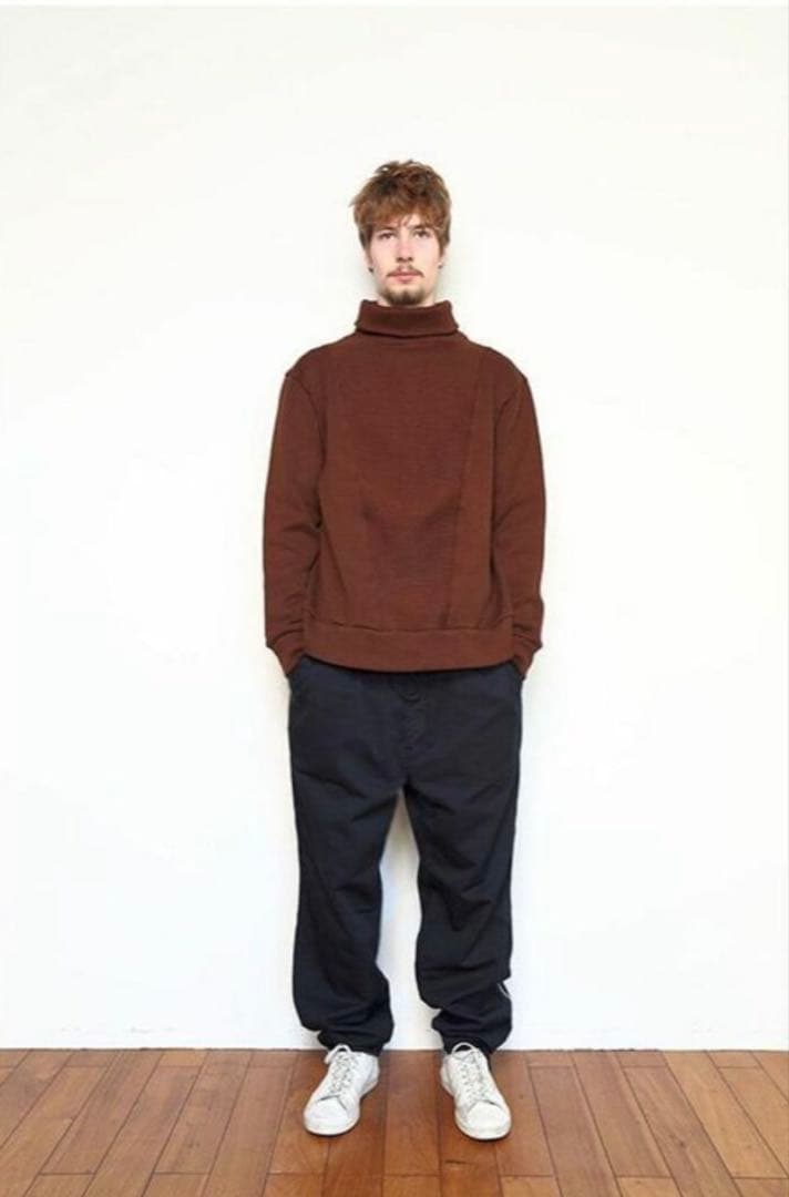 【Blurhms】Rib Turtle Neck Knit / BRW / 4