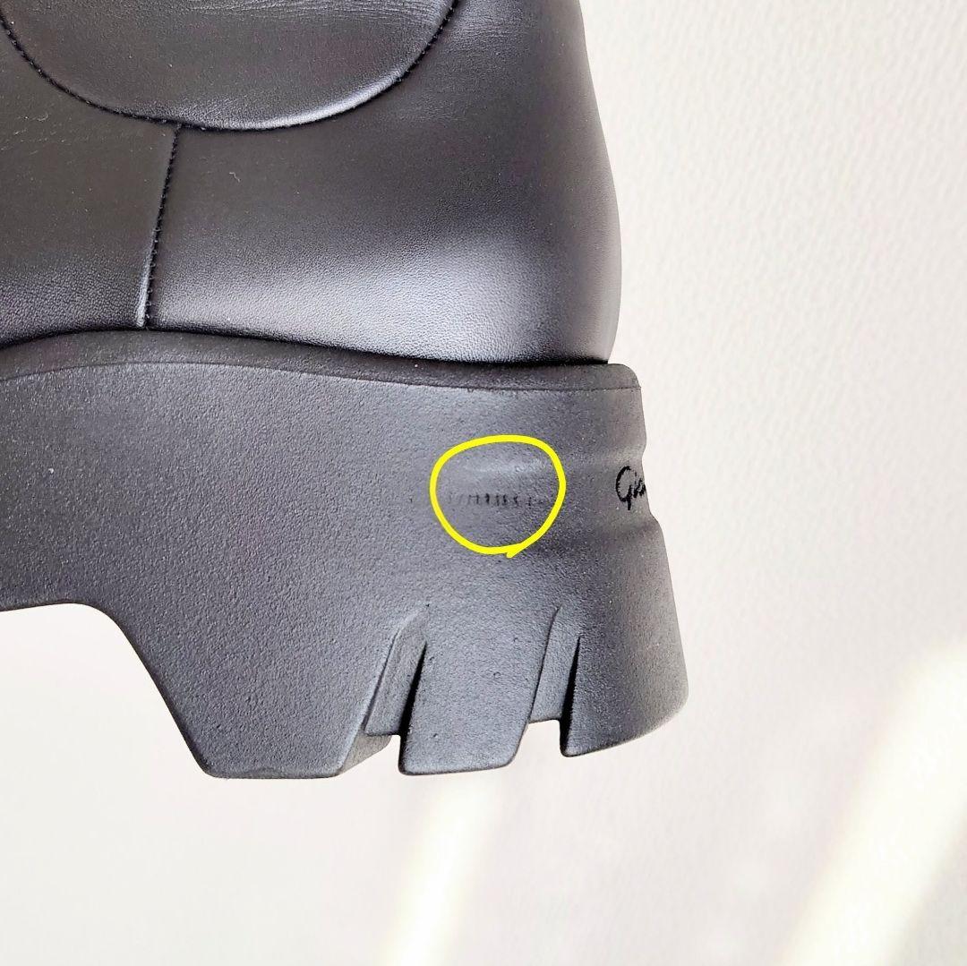 未使用 ジャンヴィトロッシ サイドジップ レザー ブーツ セルジオロッシ