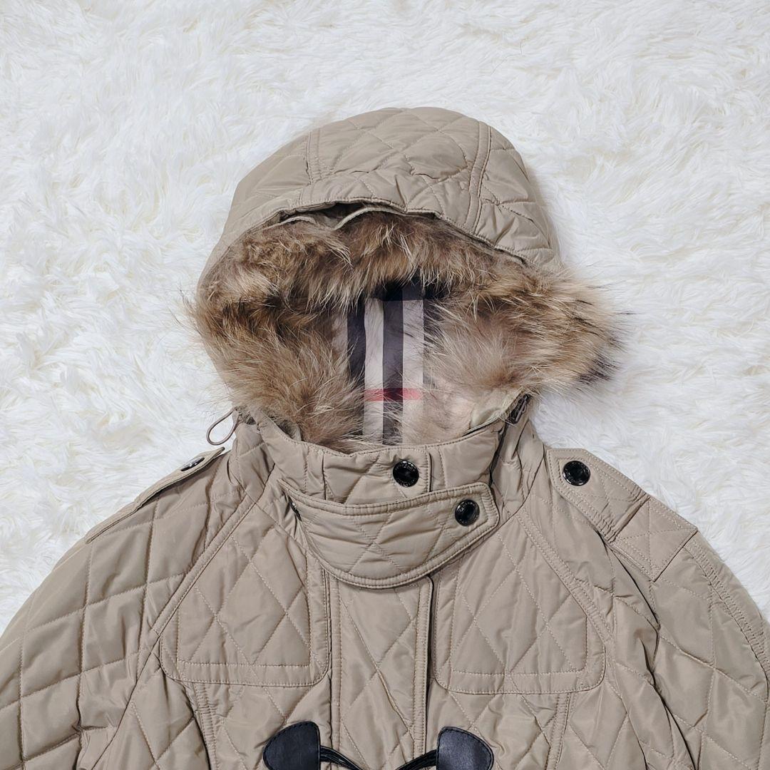 バーバリーロンドン 2way キルティング ダッフルコート 2XL ノバチェック