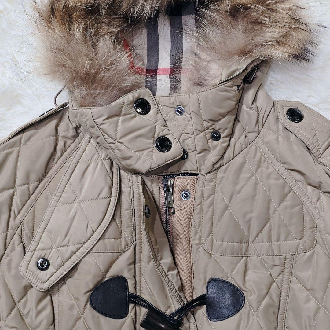 バーバリーロンドン 2way キルティング ダッフルコート 2XL ノバチェック