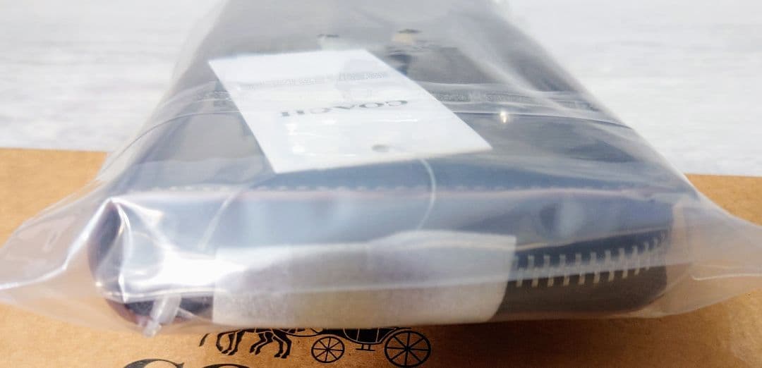 新品 COACH コーチ長財布 ミッキーマウスコラボ ワッペン