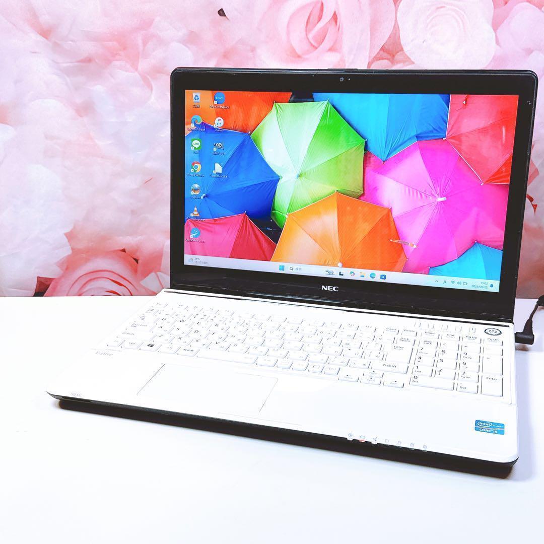 高性能i5✨新品爆速SSD windows11 カメラ ノートパソコン オフィス