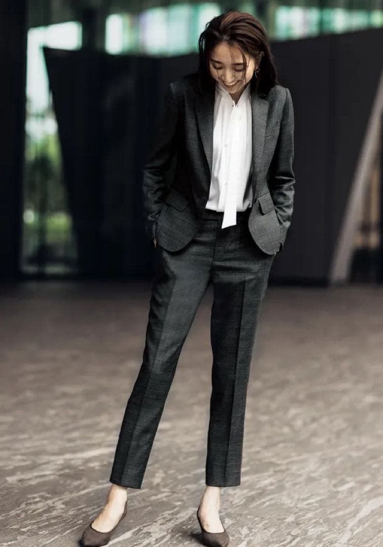 【美品✨CLASSY掲載品】THE SUIT COMPANYセットスーツ L