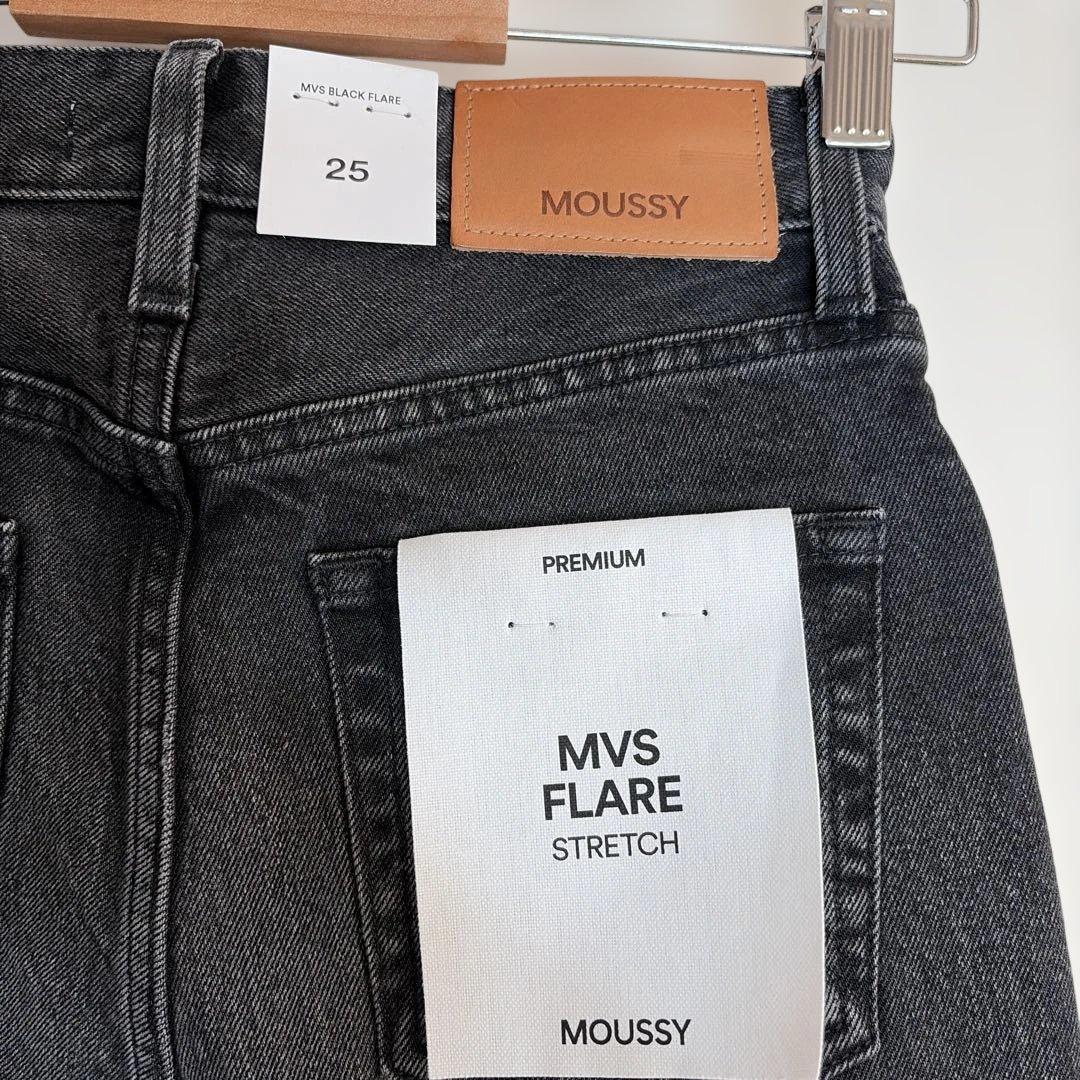 パンツ MOUSSY MVS BLACK FLARE