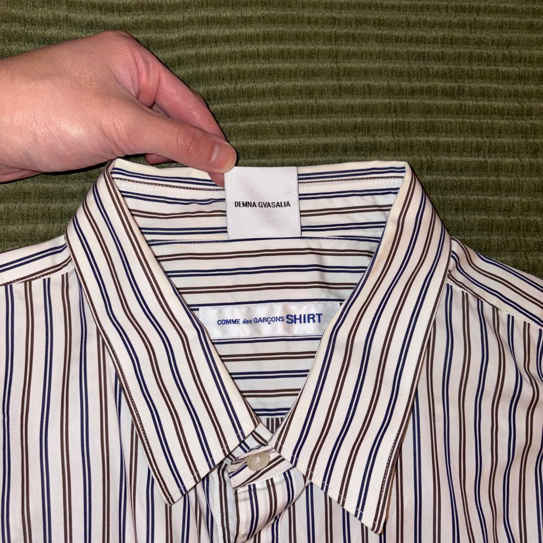 COMMEdesGARCONS VETEMENTS シャツ ストライプ