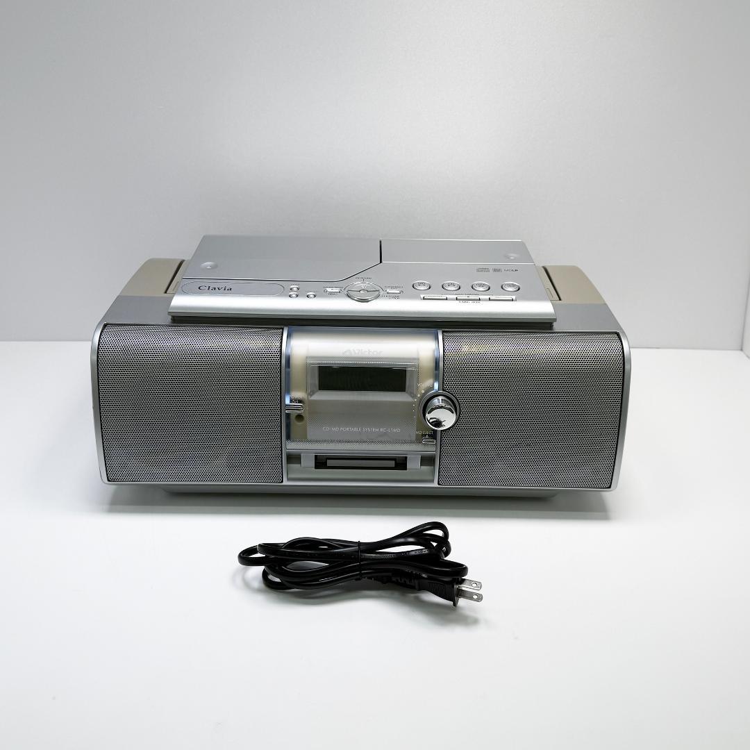 メンテナンス済 ビクター CD-MDポータブルシステム RC-L1MD-S