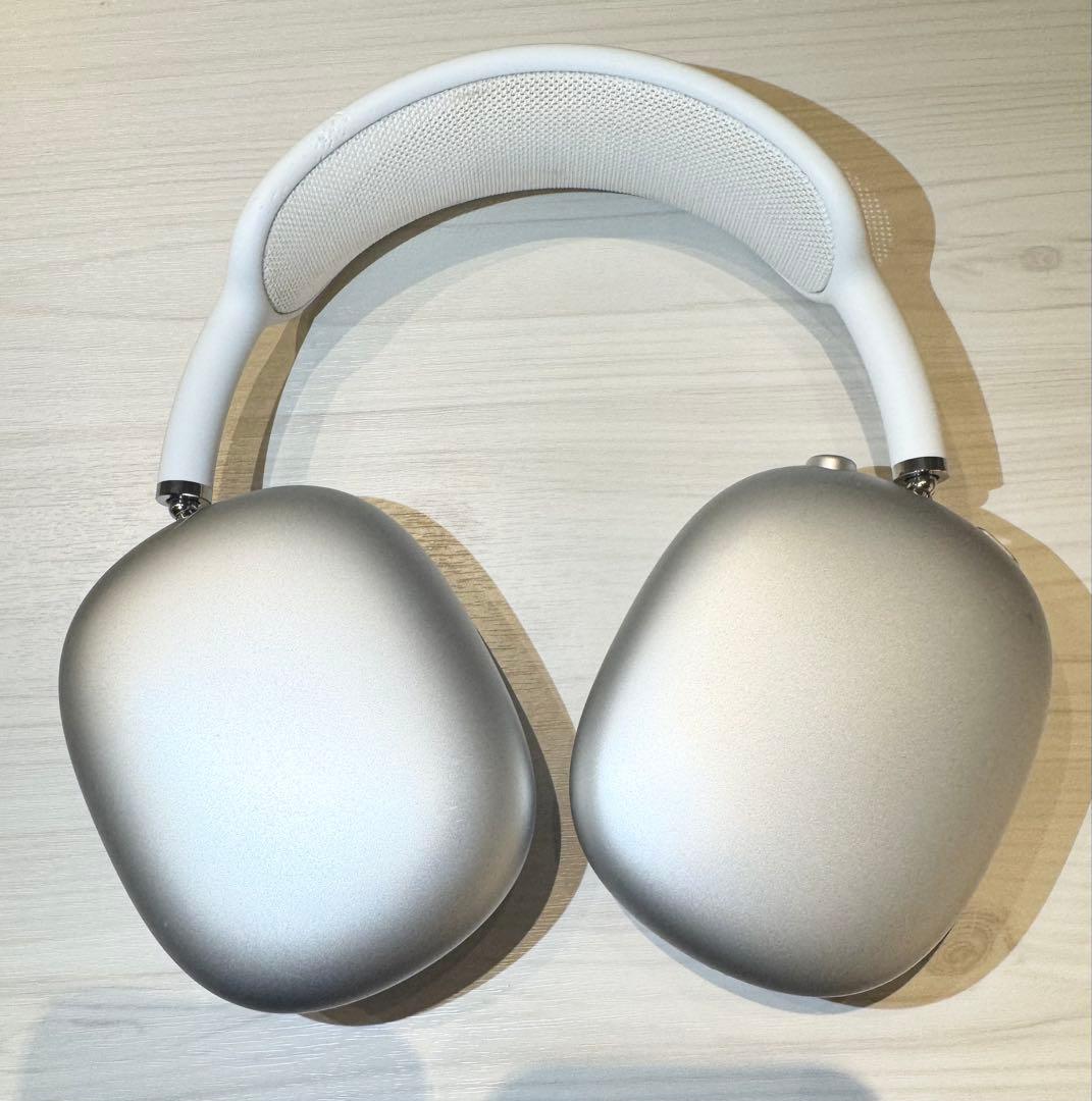 Apple AirPods Max シルバー 美品 使用5回 傷あり カバー付