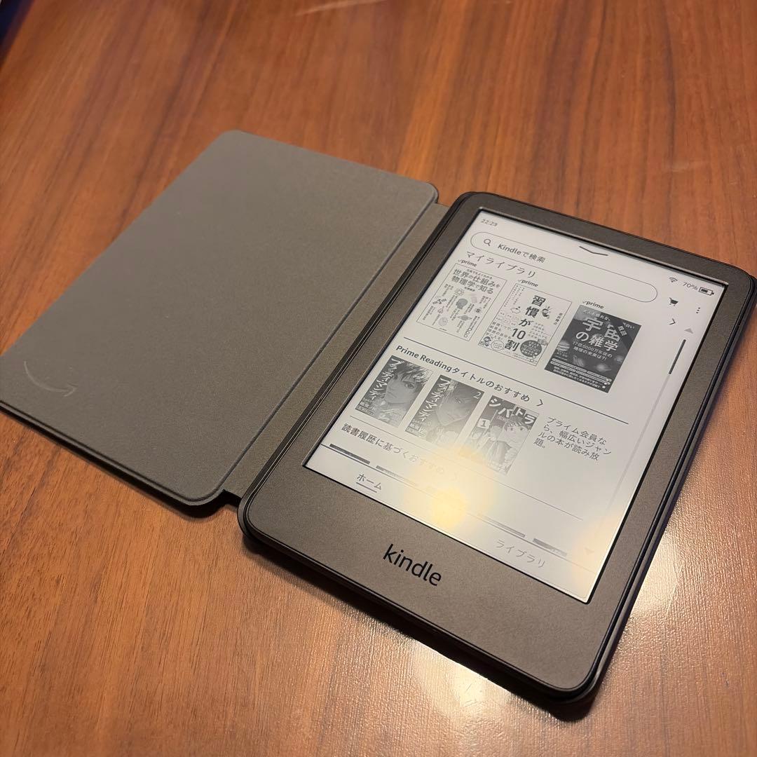 【新品同様】kindle 第11世代 16GB 広告なし 純正ケース付