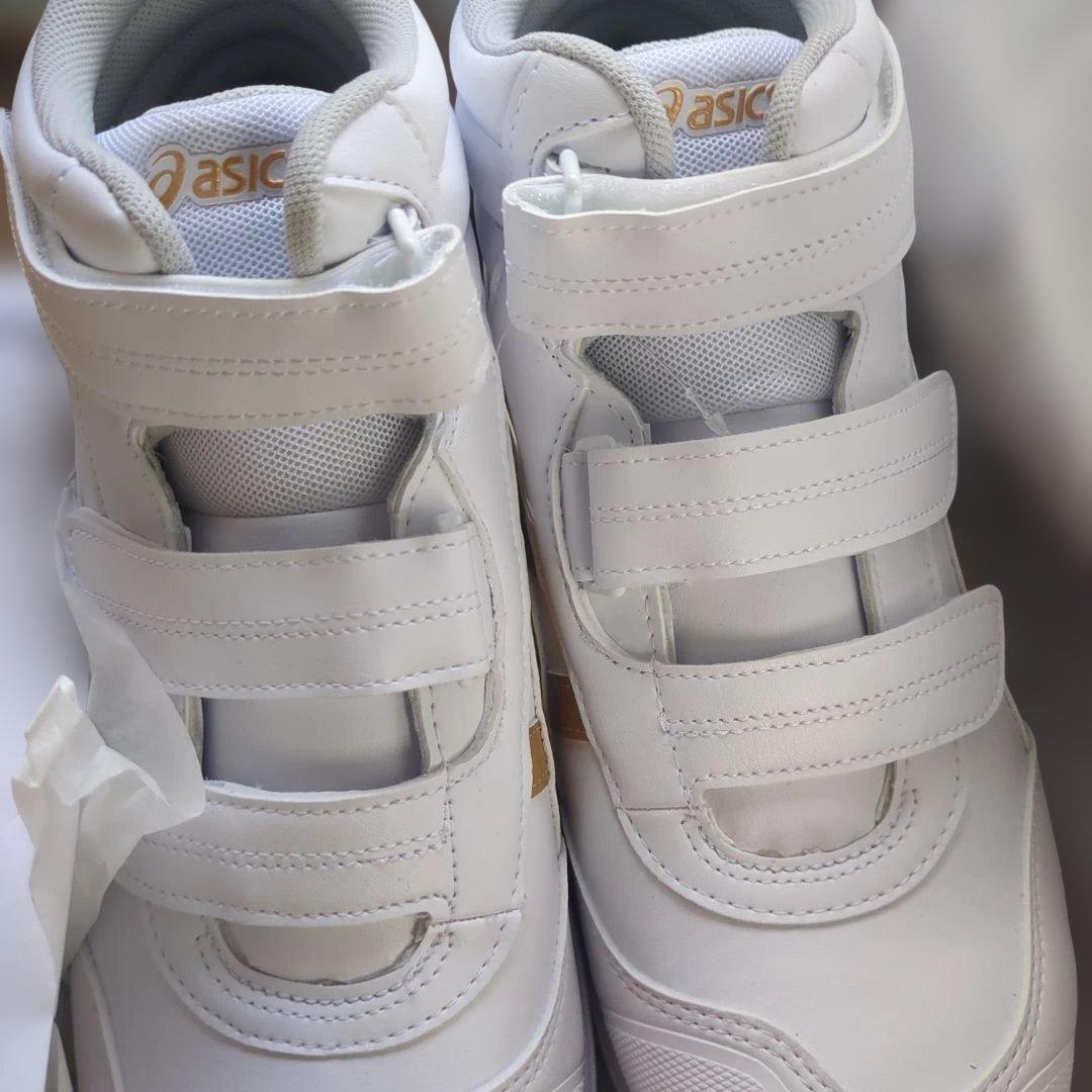 アシックス安全靴　ホワイトゴールド26cm