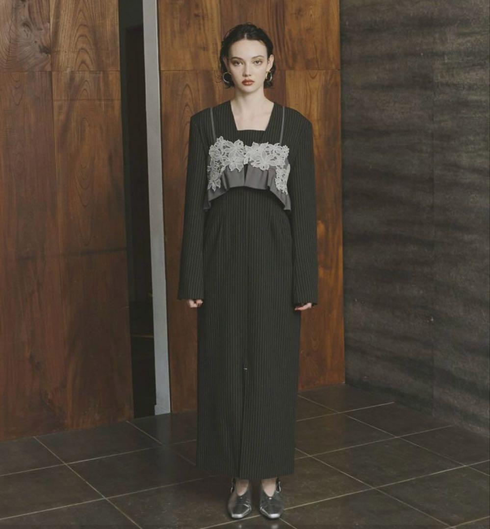 M*A様 ANDRESD　pinstripe tailored bustier