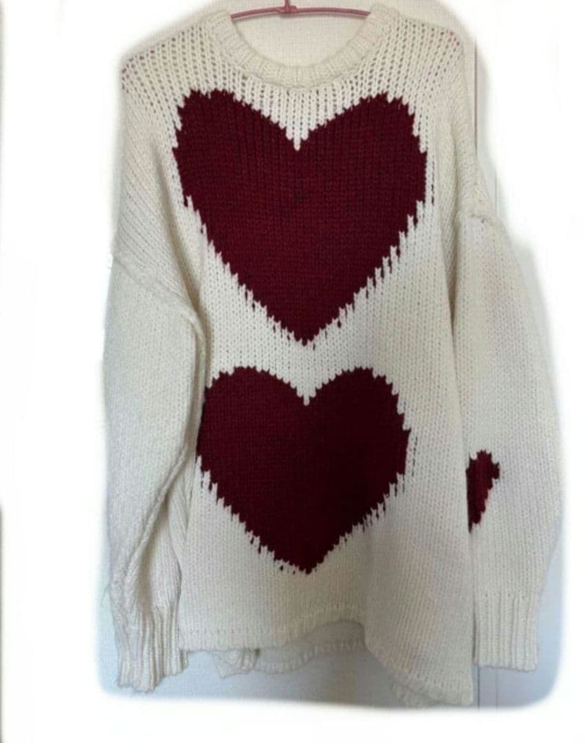 Darich ハートロゴローゲージニットチュニック