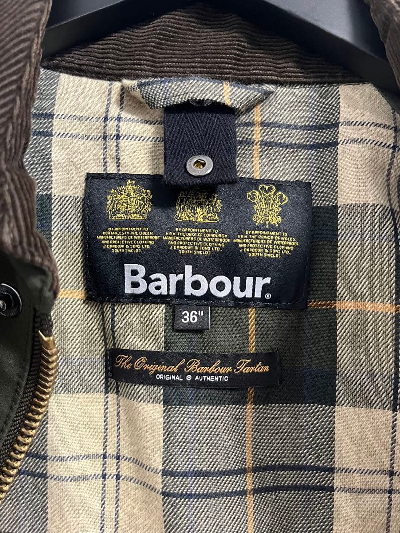 Barbour バブアー Bedale ノンワックス ジャケット 36