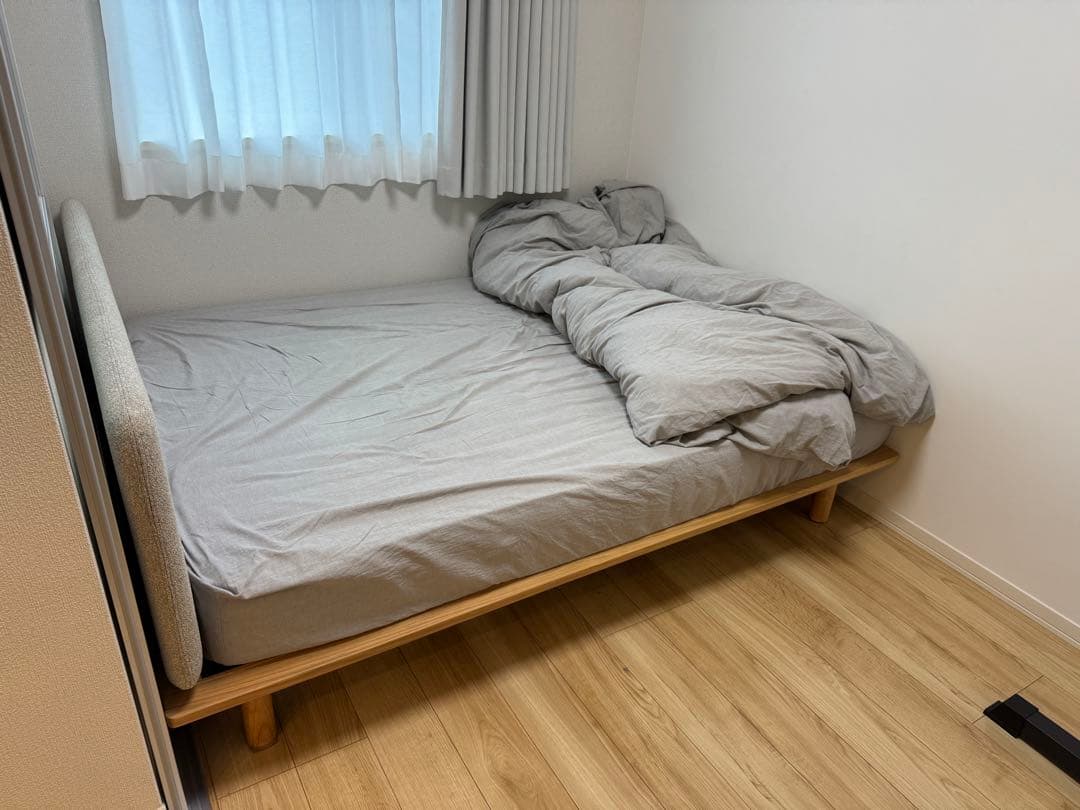 無印良品 ベッドフレーム　マットレス　掛け布団セット　ダブル