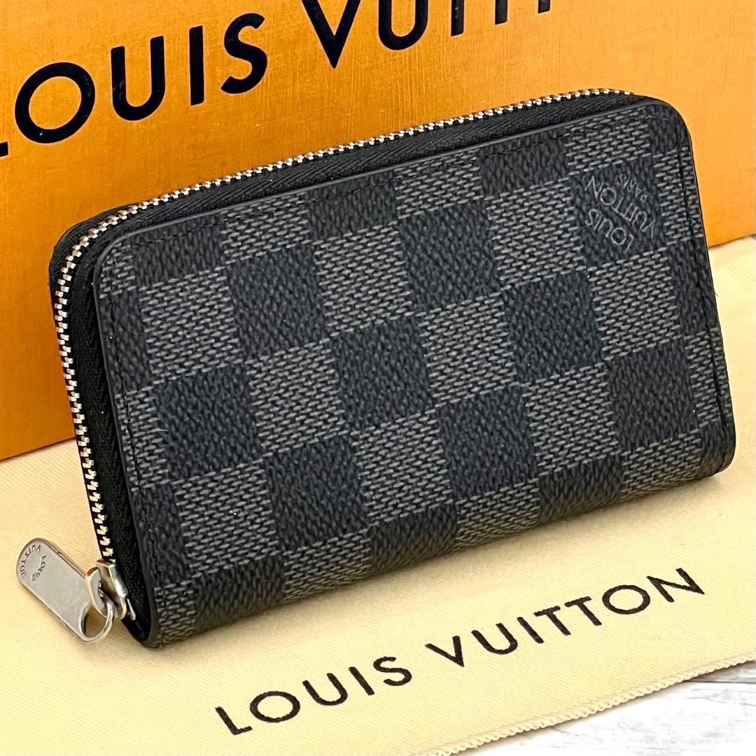 ★極上美品★ルイヴィトン　ケース　ダミエグラフィット　ジッピーパース