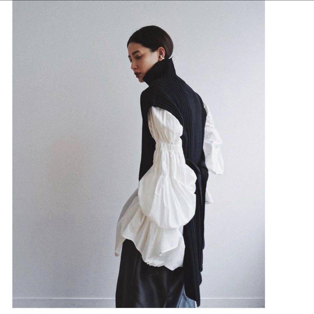 【ETRE TOKYO】 キャンディースリーブタックシャツ