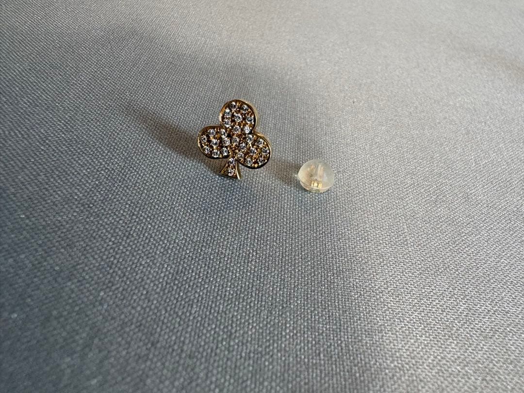 Bijou de M ビジュードエム　トランプピアス（クローバー）