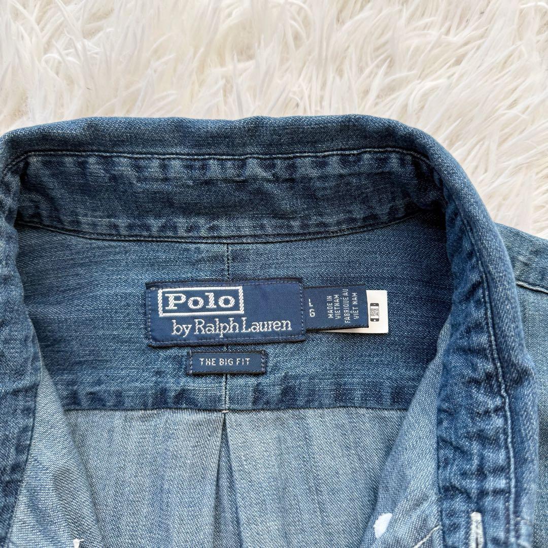 美品⭐︎Polo by Ralph Lauren デニムシャツ オーバーシルエット