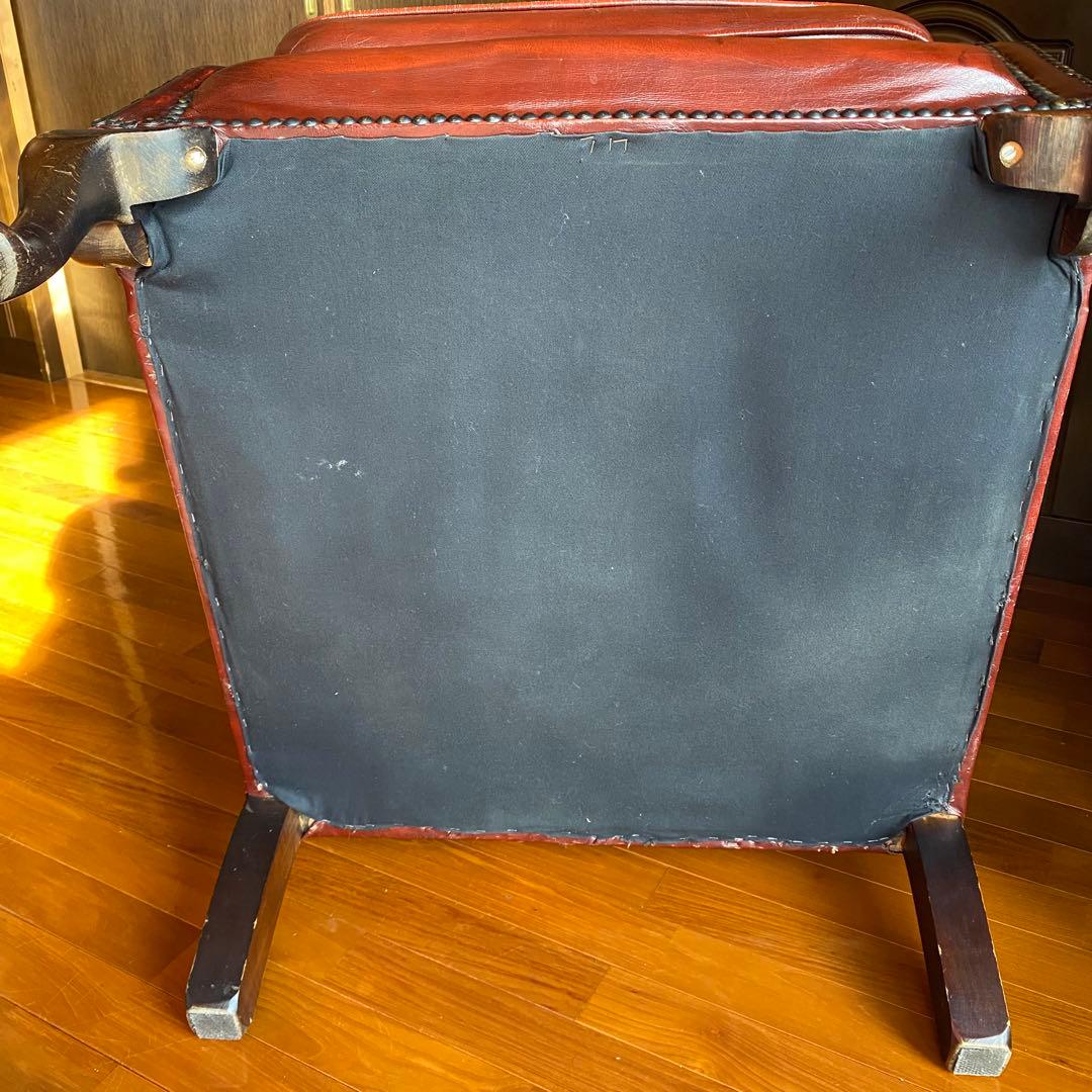 【お値下げ！】イギリス 本革 チェスターフィールド ソファ チェア