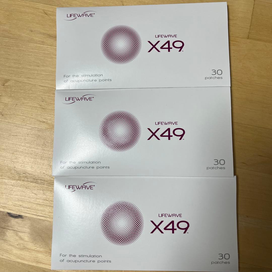 LIFEWAVE X49 パッチ 30枚入り✖️3