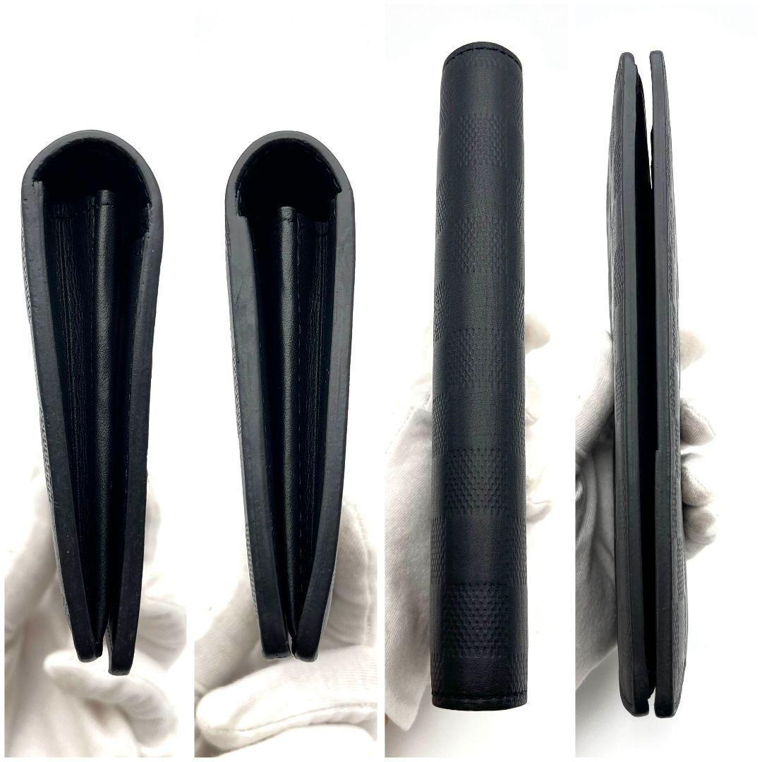 ✨新品同様✨ルイヴィトン ダミエ アンフィニ ポルトフォイユ ブラザ 長財布 黒