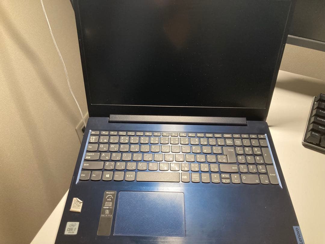 Lenovo ノートPC 日本語配列 ブルー　i7 10世代　値下げ要望OK