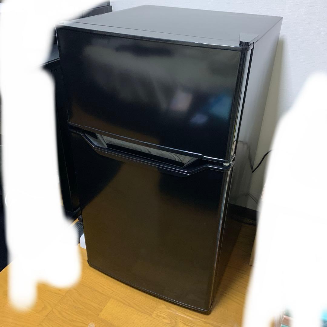 山善　冷蔵庫　幅47.4cm 86L 右開き　ZFR-D90