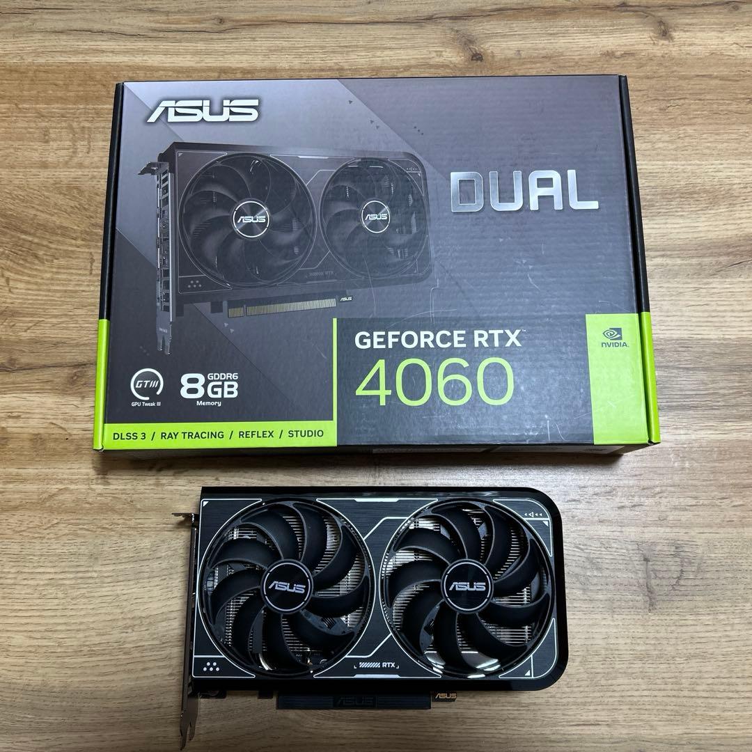 グラフィックボード・グラボ・ビデオカード ASUS GEFORCE RTX4060 8GB GDDR6