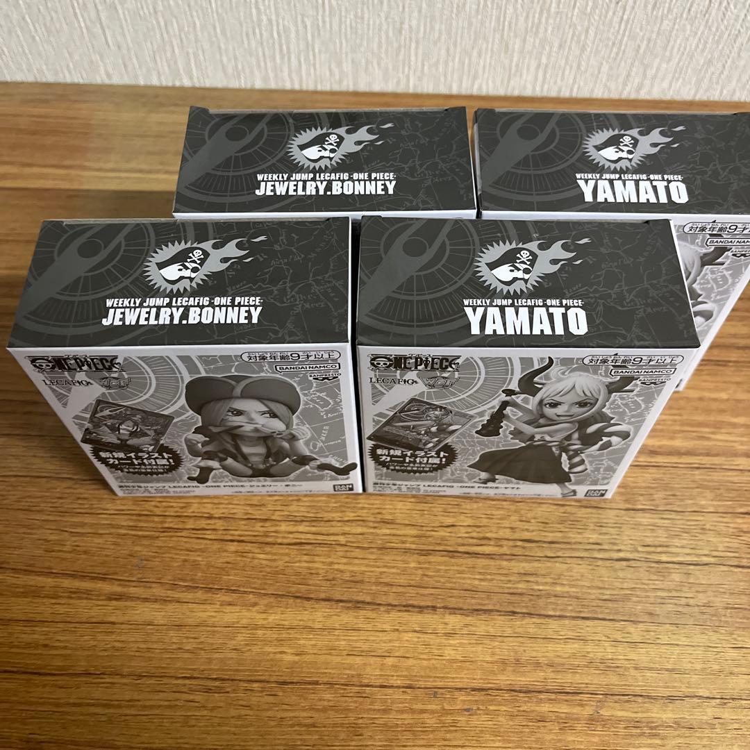ワンピースカード　ボニー　ヤマト　レカフィグ　未開封　4個セット