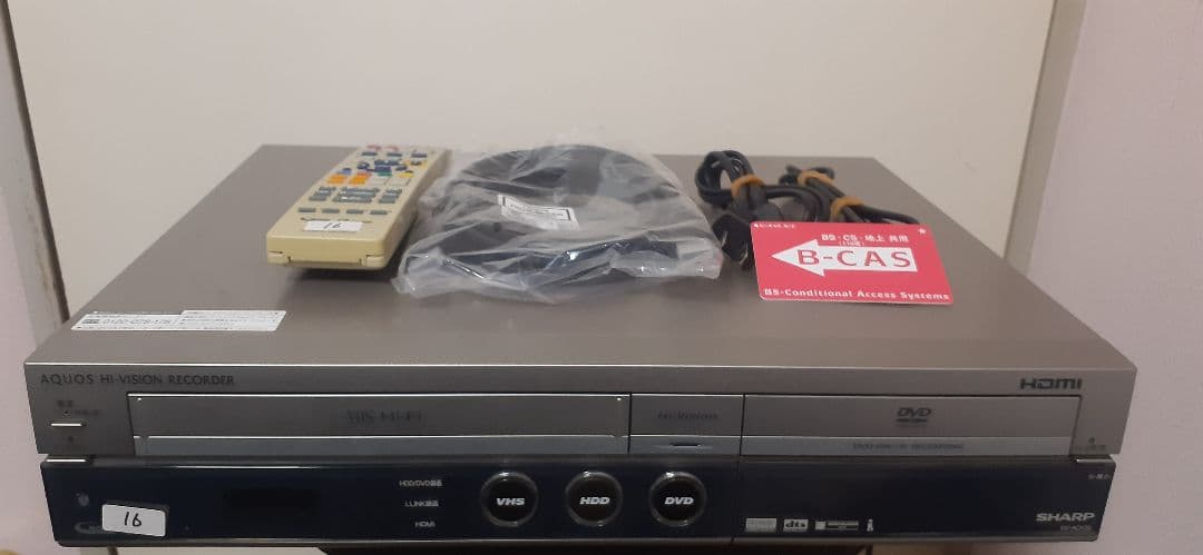 SHARP DV-ACV32 HDD/ DVD/VHSレコーダー 地デジ