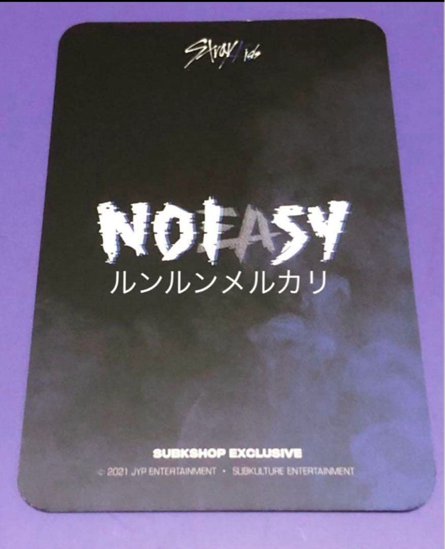 希少 NOEASY Subk ヒョンジン トレカ Red Lights