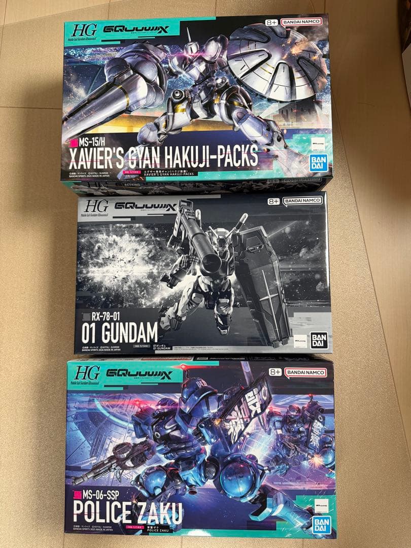 ロ*ー様 【新品未開封】ガンプラ ジークアクス 3点セット 01ガンダム ギャン