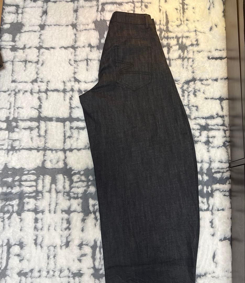 peoplesense リジットデニム シルバーボタン L