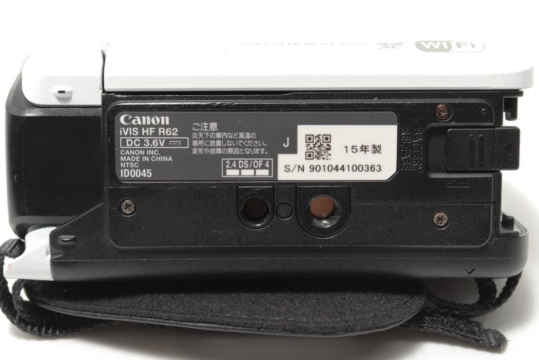 ☘️動作良品☘️Canon IVIS HF R62 ホワイト HDビデオカメラ