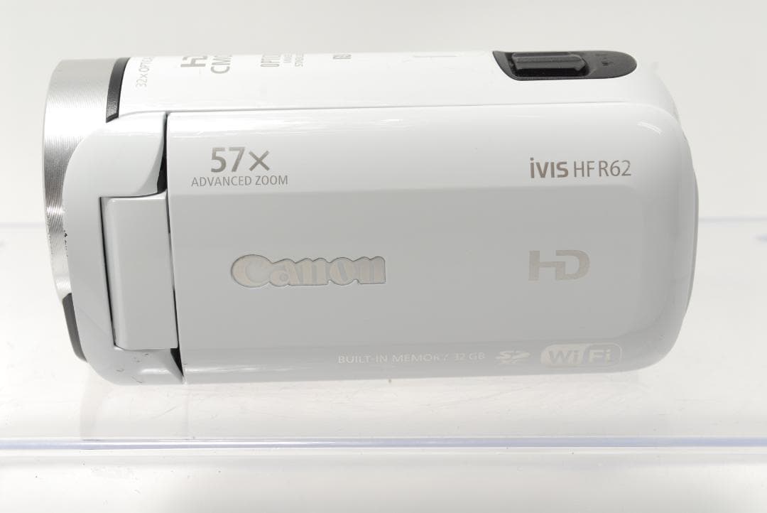 ☘️動作良品☘️Canon IVIS HF R62 ホワイト HDビデオカメラ