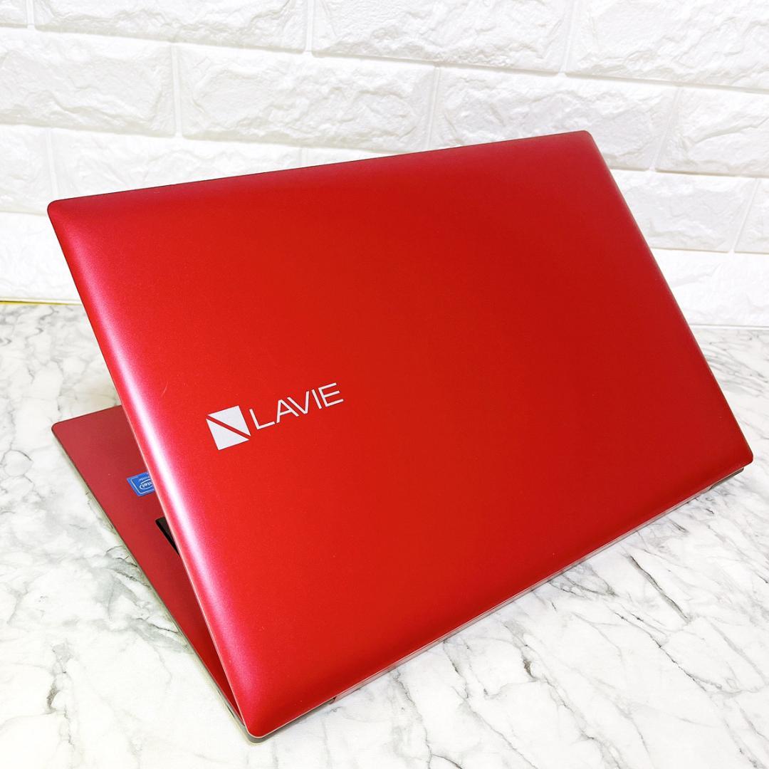 限定特価✨Windows11✨贅沢1TB✨すぐ使えるノートパソコン赤✨カメラ薄型