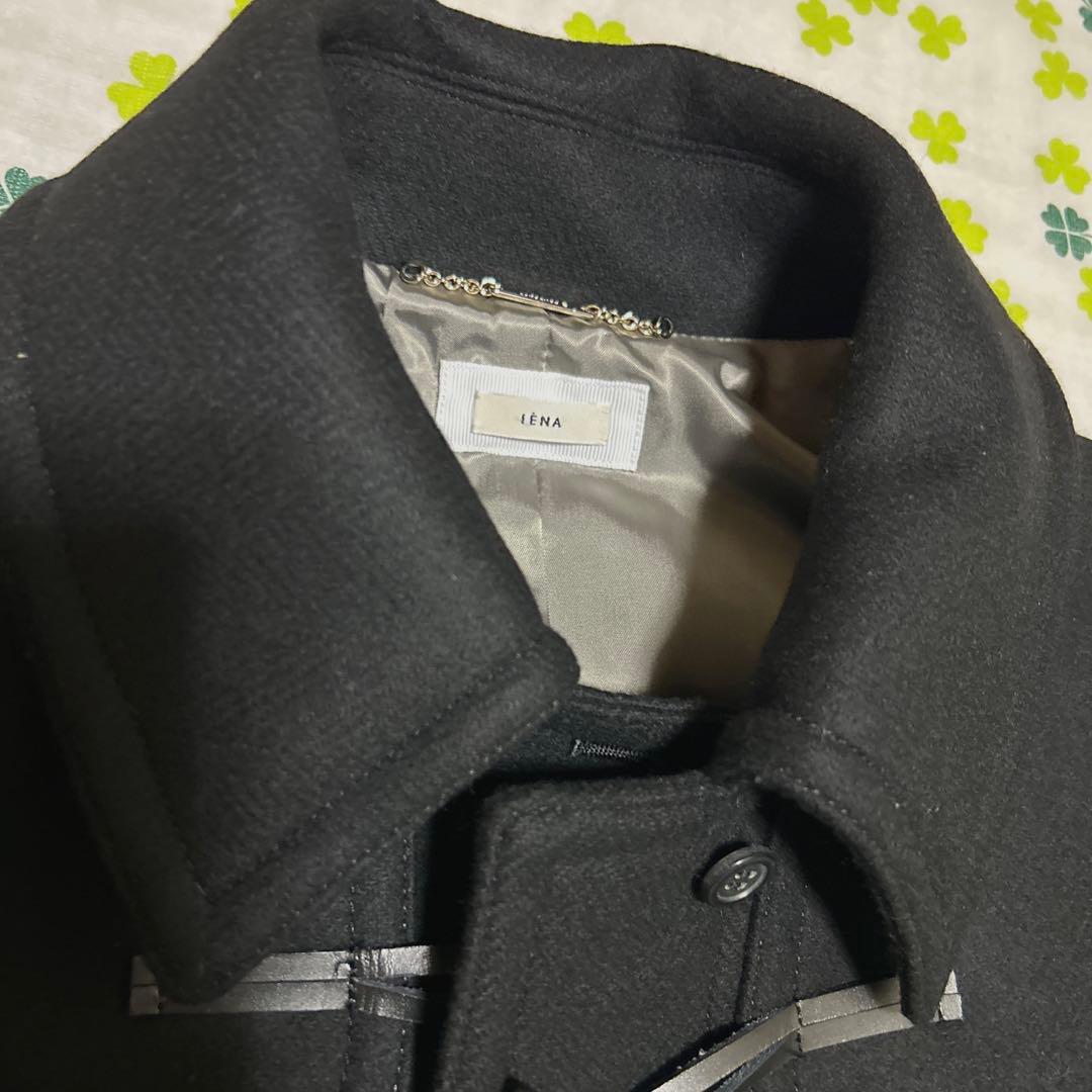 IENA イエナ　コクーンダッフルコート ブラック