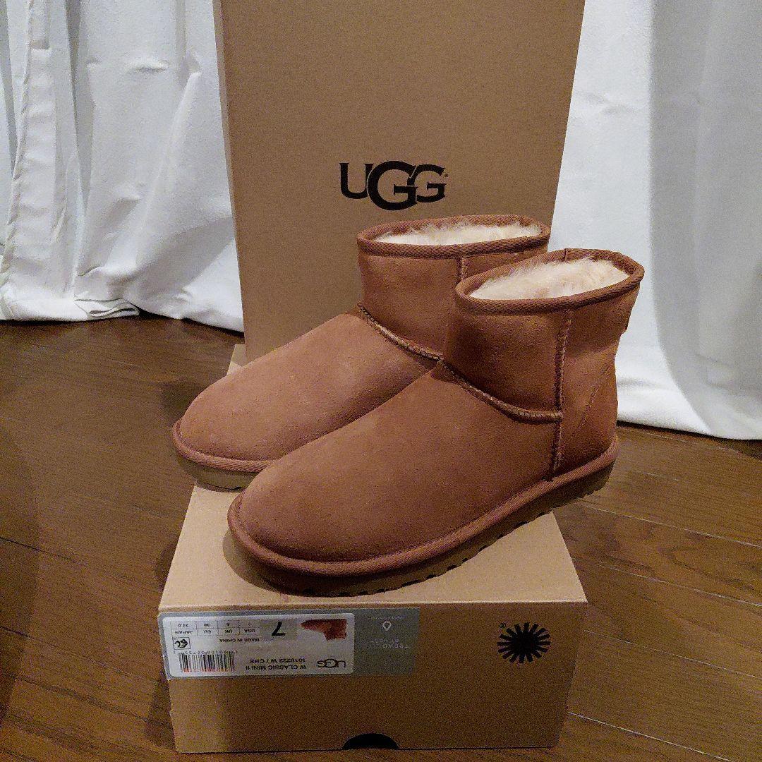 UGG ブラウン ムートンブーツ 24cm