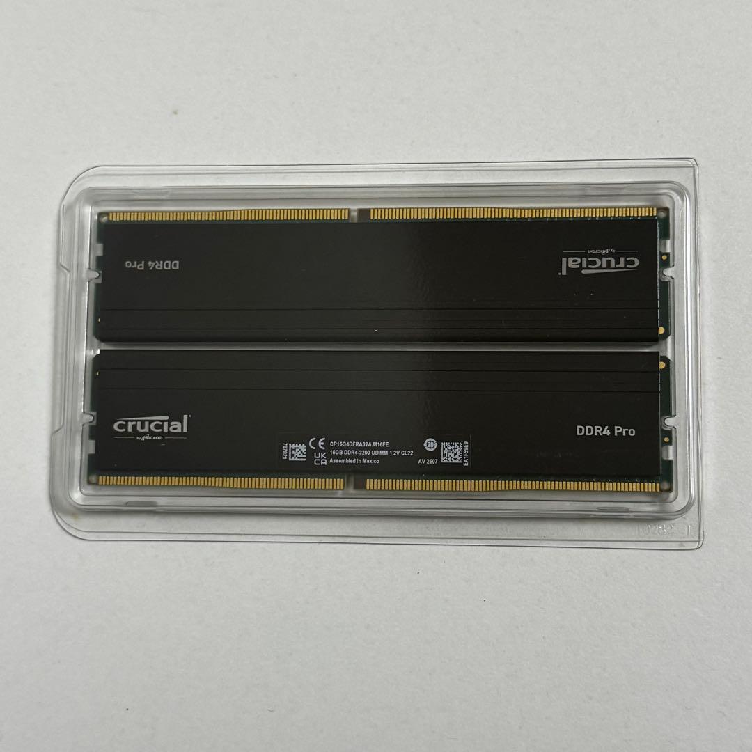 Crucial pro DDR4 3200MHz 16GB×2