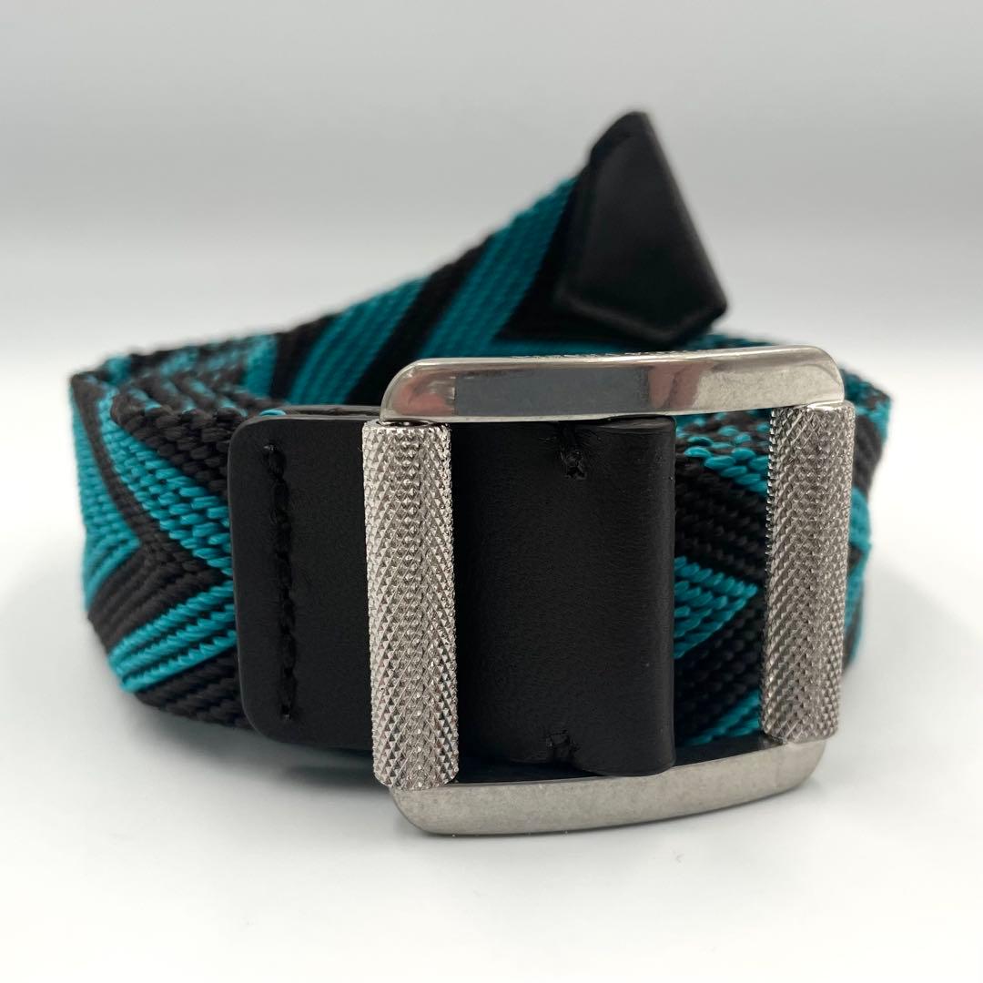 極美品★ボッテガヴェネタ　ベルト　ナイロン×レザー　ユニセックス