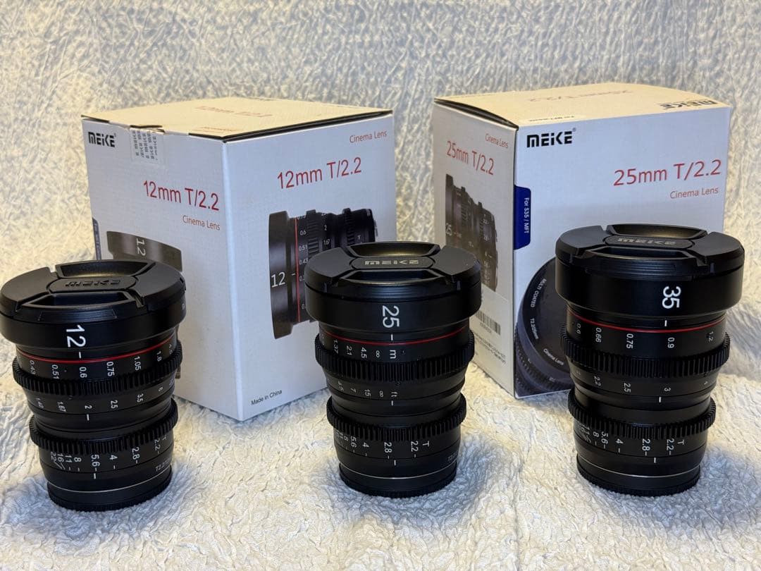 メル42402 　MEIKE シネレンズ12mm 25mm T/2.2