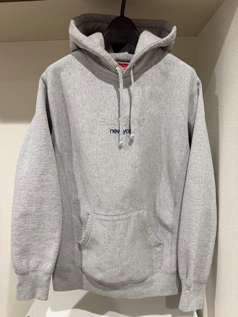【週末価格】supreme classic logo パーカー M