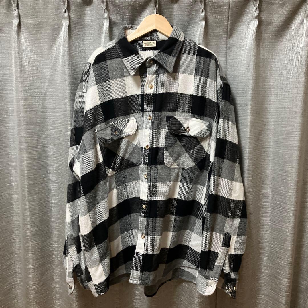 Five Brother ファイブラ 2XL ブロックチェック ネルシャツ