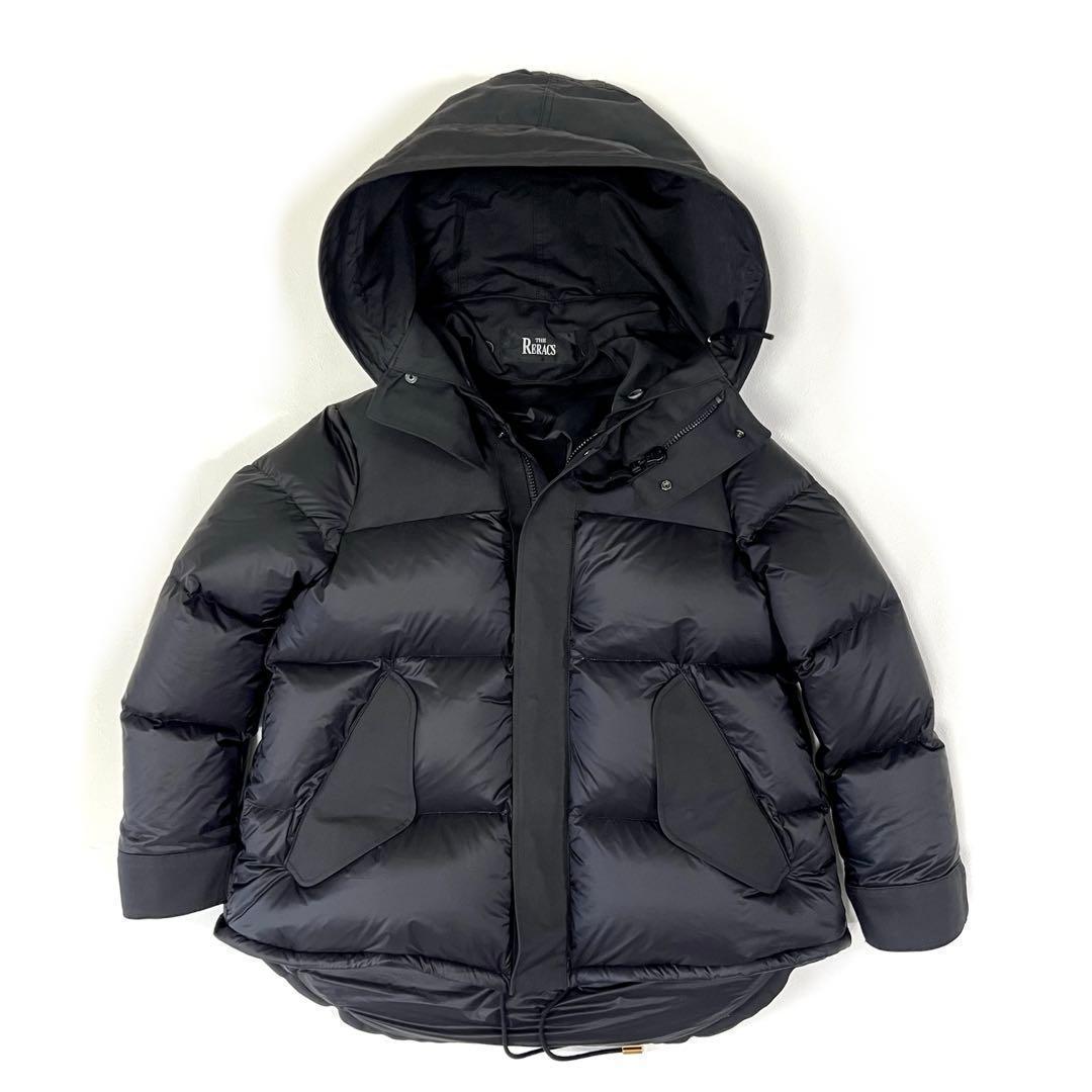 THE RERACS アローズ別注 ダウンジャケット フード ブラック S